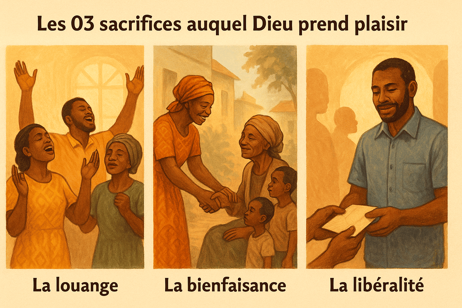 les 03 sacrifices auxquels Dieu prend plaisir