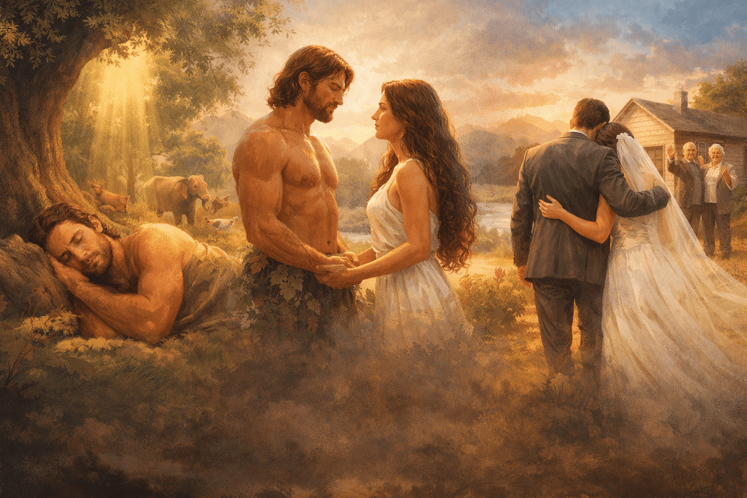 Les 03 étapes bibliques du mariage.